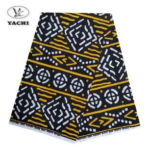 100% Cotton African Fabrics Wax Prints Fabric For Clothing