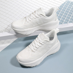 Zapatillas Deportivas Blancas de Moda para <span class=keywords><strong>Mujer</strong></span>, Estilo Running y Caminata, Personalizadas al por Mayor, 2024 - Product Image 3