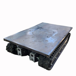 Châssis de chenilles pour robots gaz/électriques Plate-forme industrielle <span class=keywords><strong>hydraulique</strong></span> Châssis de chenilles en caoutchouc pour robots diesel en acier - Product Image 2