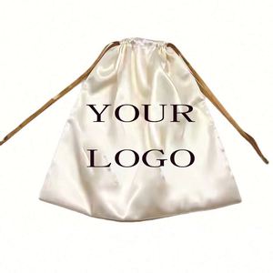 Bags Bulk <b>Drawstring</b> <b>Backpack</b> Satin String Cinch Bag for Gym Sports Party Short Trip Promotion Gift - Product Image 3