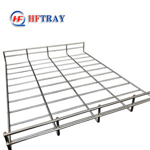 Plateau de gestion des câbles en treillis métallique perforé en acier inoxydable 304 de 200*100mm, système de support pour paniers de câbles - Product Image 3