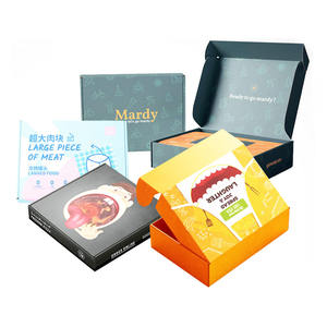 กล่องไปรษณีย์กระดาษลูกฟูกสีสันสดใสเป็นมิตรกับสิ่งแวดล้อมพร้อมโลโก้สั่งทำพิเศษสำหรับบรรจุภัณฑ์ของขวัญ - Product Image 3