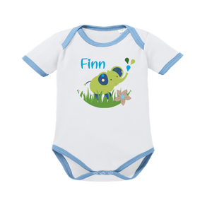 Body per neonati con nome elefante blu - Product Image 1