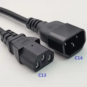 高质量14AWG C13至C14电源线电缆