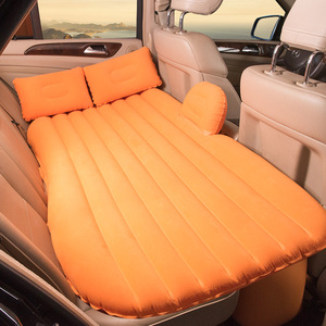 Cama Inflable para Auto con Logotipo Personalizado, Bomba de <span class=keywords><strong>Aire</strong></span>, 2 Almohadas, Plegable, PVC Flocado, Colchón de <span class=keywords><strong>Aire</strong></span> para Camping, Asiento Trasero de Auto - Product Image 3