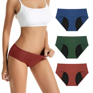 Custom Leakproof Layer Menstrual Period Flow Leakproof Panties Womens Menstrual Period Panties