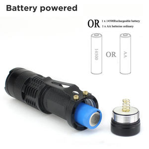 Lampe de poche LED à lumière rouge Ophtalmologie vétérinaire Mini torche rouge zoomable pour l'observation nocturne de la chasse au diagnostic médical - Product Image 4