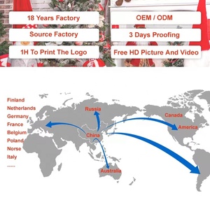 Vente en gros Fabrication DIY Crafts Décoration de Noël Vacances Festival 10cm Boule de Noël en <span class=keywords><strong>verre</strong></span> transparent - Product Image 6