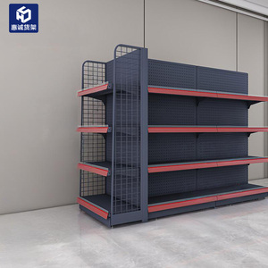 Estantes de exhibición Estantes de supermercado Estante de góndola Etagere Boutique Artículos de comestibles Foodmart Bastidores Estante de supermercado Estantes de exhibición - Product Image 5