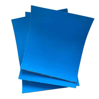 Mantilles VULCAN Offset en caoutchouc naturel bleu, épaisseur 1,96 mm, dureté 78, 4 couches