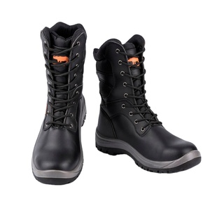 Botas de seguridad para diabéticos, ZAPATOS BARATOS con punta de acero del ejército, SJ-6307 de corte alto de alta calidad - Product Image 1