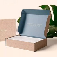 Cajas de Regalo Ecológicas de Papel Kraft con Cierre Magnético, Personalizables, con Ventana, para Perfumes Masculinos, en Cuatro Colores, Más Vendidas