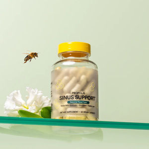 Cápsulas OEM de Propóleo, Quercetina, Bromelina y Hoja de Ortiga para el Cuidado Nasal Estacional, Bienestar de los Senos Nasales y Apoyo Inmunológico - Product Image 4