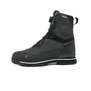 Stivali da moto da turismo corti in pelle su misura nuove <span class=keywords><strong>scarpe</strong></span> da moto alla moda di potenza - Product Image 1