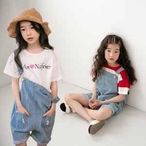 Produits les plus vendus : Shorts et pantalons en jean pour filles, style coréen, avec bretelles, achat en gros depuis la Chine - Product Image 1