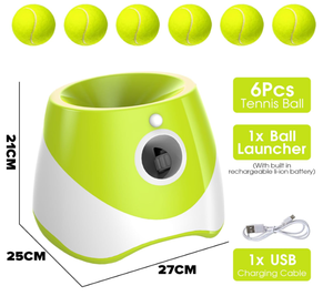 Otomatik köpek topu başlatıcısı yavru topu atıcı makinesi interaktif köpek oyuncaklar küçük köpekler için kapalı ve açık - Product Image 4