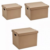 Caja de Almacenamiento de Papel Grande para Documentos del Hogar, 100% Reciclable y Económica