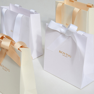 Boyang — emballage de bijoux de luxe, sacs de Shopping en papier, personnalisés, vente en gros, usine - Product Image 3