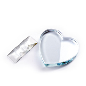 Trophée en cristal personnalisé en forme de cœur HBL pour couple, avec logo <span class=keywords><strong>sur</strong></span> mesure, idéal pour la création de photos - Product Image 6