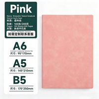 Carnets de planification personnelle A6 personnalisés en gros, couverture souple en cuir gaufré, journal portable pour publicité