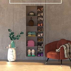Organizador de Zapatos de 5 Niveles con Tapa Abatible, de Tela No Tejida, Gabinete de Zapatos Reforzado con Cajones para Sala de Estar, Almacenamiento de Zapatos y Bolsos - Product Image 2