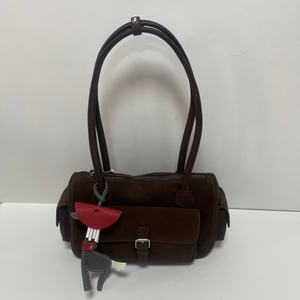 Bolso de Mano de Lujo para Mujer, de Piel Sintética de Gamuza, con Diseño de Caramelo, Impermeable, con Asa Única, para Vestir - Product Image 3