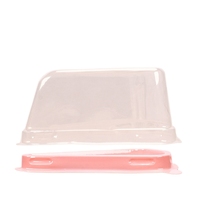 Boîtes à cupcakes triangulaires en plastique pour tranches de fromage, contenants pour tranches de gâteau, emballage blister pour gâteaux coupés en triangle, boîte à mousse, pâtisserie, nourriture