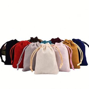 Customized CustomJewelry Bag Print Gift Drawstring <b>Jewelry</b> Velvet Pouch Bags with logo ORGANIC Bag - Product Image 1
