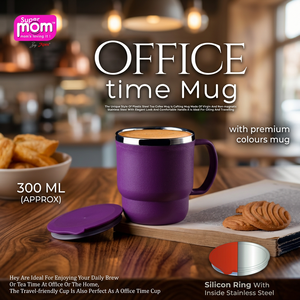 Gobelet isotherme Anax en acier inoxydable, design moderne, 360 ml, avec poignée et couvercle, idéal pour le thé chaud, le café et les boissons – Parfait pour les voyages - Product Image 3