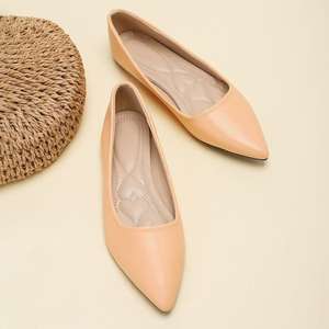 2025 ilkbahar sonbahar yeni stil tek katmanlı kadın kapalı ayak sığ ağız düz tüm maç fransız peri meme günlük iş ayakkabısı - Product Image 3