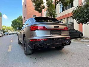 Nouveau diffuseur arrière et tuyau d'échappement pour pare-chocs <span class=keywords><strong>Audi</strong></span> <span class=keywords><strong>Q5</strong></span> 2021-2023, mise à niveau vers RSQ8 <span class=keywords><strong>Sportback</strong></span> - Product Image 4