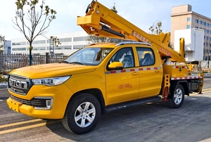 Camioneta Foton de Doble Cabina con Volante a la Derecha, Plataforma Elevadora Telescópica para Reparaciones de Emergencia y Recolección de Frutas - Product Image 2