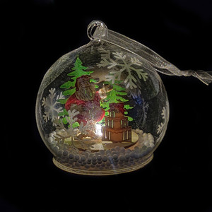 Visualizza <span class=keywords><strong>Immagine</strong></span> Più Grande Aggiungi al Confronto Condividi Palla <span class=keywords><strong>di</strong></span> Vetro Rotonda Luminosa Natalizia con Luci LED a Filo - Product Image 5