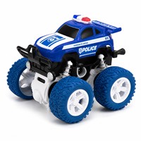 Voiture de police tout-terrain 4x4 à inertie, Monster Truck jouet pour enfants, idéal pour les jeux en extérieur
