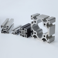 Profilés d'extrusion en aluminium industriels personnalisés de fabricant de la Chine fente en T CNC 2020 3030 4040 4080 profilé en aluminium