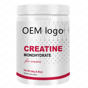 Créatine monohydratée rapide en poudre pour la musculation, prise de poids, complément alimentaire à base de plantes, BCAA, pré-entraînement, 240 g, saveur personnalisée - Product Image 1