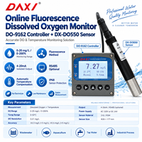 Analyseur d'oxygène dissous optique en ligne haute précision RS485 4-20mA avec capteur de fluorescence pour le traitement des eaux usées