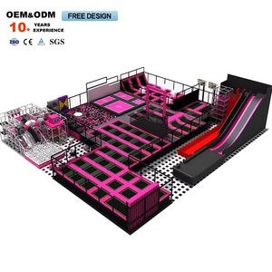 Trampolín Interactivo con Toboganes Grandes y Piscina de Pelotas, Configuración Completa para Interiores, Parque de Trampolines Comercial para Adultos y Niños - Product Image 2