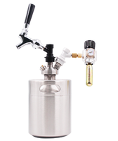 Kit de robinet de mini fût de bière portable Gal à double verrouillage à bille, mini fût de bière Cornelius