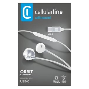 Écouteurs micro filaires ORBIT Blanc AUORBITTYPECW - Product Image 2