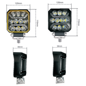 <span class=keywords><strong>Faro</strong></span> LED per Moto IP67 da <span class=keywords><strong>12</strong></span> a 80 <span class=keywords><strong>Volt</strong></span>, Luce di Lavoro LED di Alta Qualità, Luce di Guida Bianca e Gialla - Product Image 4
