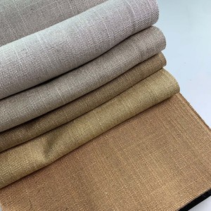 Tela de tratamiento de ventana de mezcla de lino al por mayor-Material de tapicería elegante para interiores de oficinas y cortinas de sala de estar - Product Image 3