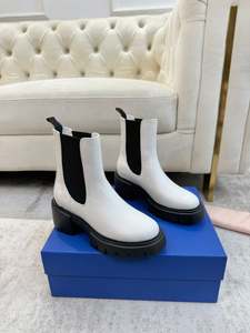 Zapatos Deportivos de Piel Genuina de Alta Calidad con Cordones, Suela de Goma Acolchada, Antiolor, Modernos y a la Moda para Todas las Temporadas, para Mujer - Product Image 3