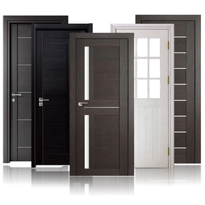Puerta de Panel de Melamina de Alta Calidad para Interiores |   Puertas Interiores de Madera de Diseño Moderno para Hoteles y Apartamentos - Product Image 3