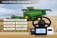 Système de navigation pour tracteurs Wisdom Beidou GPS RTK, précision de 2,5 cm, IMU intégré, contrôle hydraulique pour l'agriculture de précision
