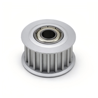 Poulie de distribution HTD 8M usinée CNC avec roulement pour système de convoyeur, certification OEM RoHS, personnalisation