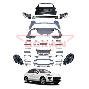 Pièces d'auto 95B.1 95B.2 mise à niveau 95B.3 Kit de carrosserie pare-chocs avant arrière phares à LED Kit de carrosserie de feu arrière pour Porsche <span class=keywords><strong>Macan</strong></span> 2014-2023 - Product Image 1