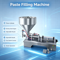 Mesin Pengisi Cairan Piston Volumetrik Semi-Otomatis untuk Pasta Krim, Saus, Selai, Salep, Madu, Gula, dan Cairan Kental