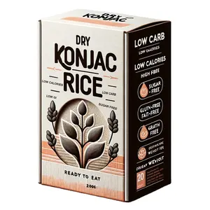 Dried Konnyaku Konjac Rice Perfect Low Carb Sugar-Free Health Food