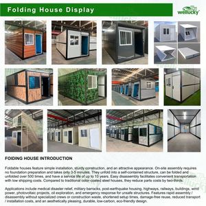Contenedor Plegable Tipo X, Casa Pequeña Portátil, <span class=keywords><strong>Glamping</strong></span>, <span class=keywords><strong>Camping</strong></span>, Resort, Proyecto Turístico, Edificio Modular Aislado Energéticamente - Product Image 5